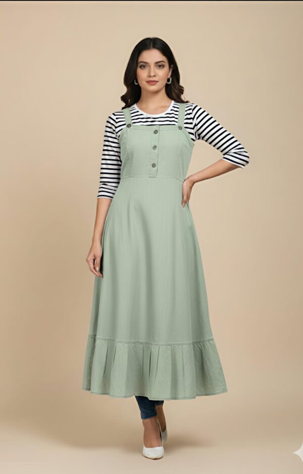 Green Twirl Frock