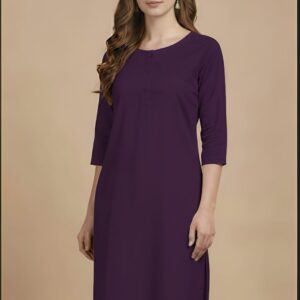 plain kurti